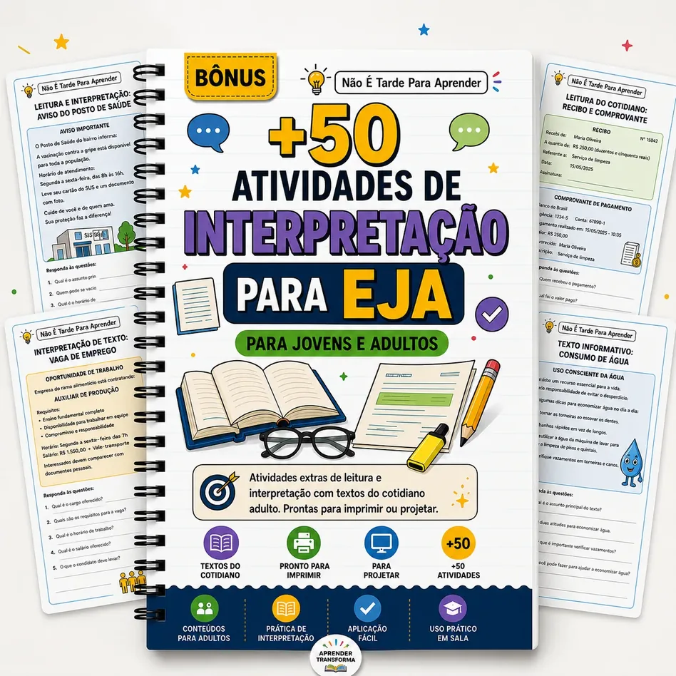 +50 Atividades de Interpretação de Texto