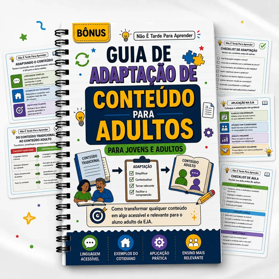Guia: Como Adaptar Conteúdo para EJA