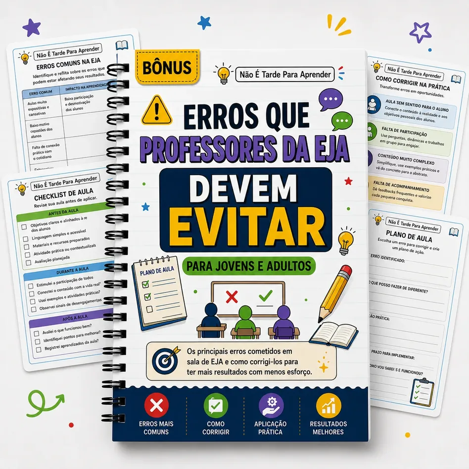 Erros que Professores da EJA Devem Evitar